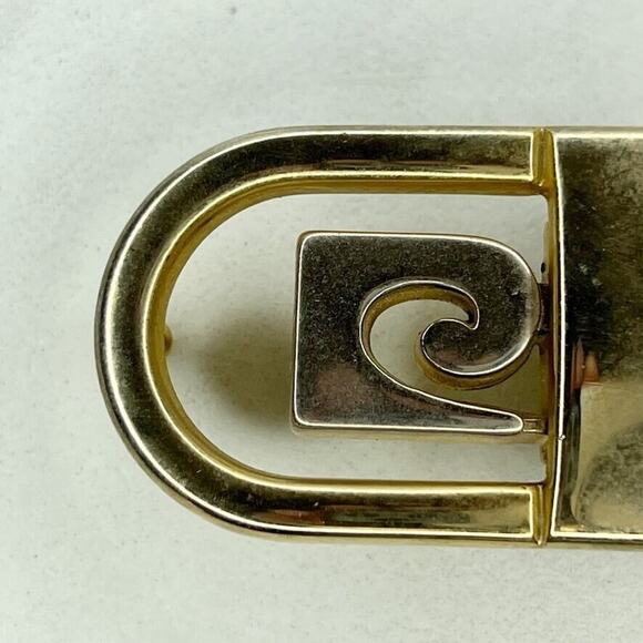 Silver and Gold Tone Clamp Style Simple Basic Belt Buckle - Picture 3 of 8